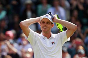 Saturday's win was only Querrey's second-ever win against Novak Djokovic