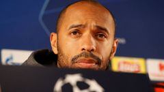 Soccer Football - Champions League - AS Monaco Press Conference - Stade Louis II, Monaco - December 10, 2018   AS Monaco coach Thierry Henry during the press conference   REUTERS/Eric Gaillard