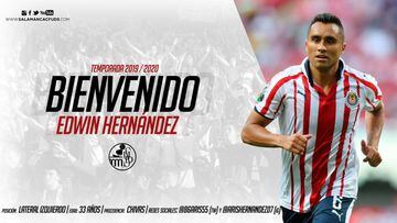 Edwin Hernández deja México y firma con el Salamanca de España