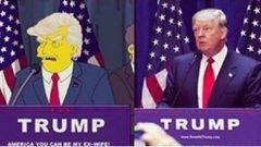 Los Simpsons y su predicción sobre Donald Trump.