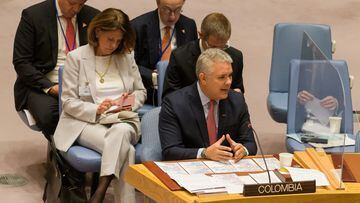 Iván Duque en el Consejo de Seguridad de la ONU.
