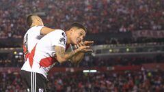 Juan Fernando Quintero anot&oacute; dos goles en la victoria de River Plate por 3-1 frente a Sarmiento, en partido por la Copa de Argentina que se jug&oacute; en Mendoza.