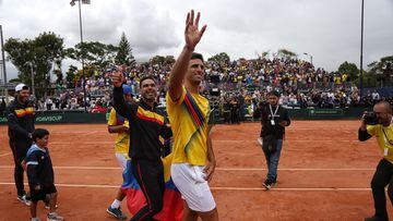 Colombia y Gran Bretaña definen nóminas para el duelo de Copa Davis.