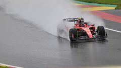 Carlos Sainz (Ferrari SF-23). Spa-Francorchamps. F1 2023.