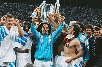 El Olympique de Marsella, con la Champions de 1993.
