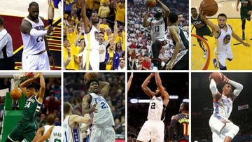 Los 15 protagonistas de la NBA para la temporada 2017-18.