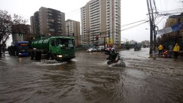¿Cuánta agua ha caído en Santiago? El total de lluvia de las últimas 24 horas