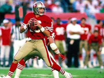 El mítico quarterback de los 49ers tiene un lugar entre los grandes en la historia de la NFL. Solo él, Tom Brady y Terry Bradshaw son los únicos quarterbacks en haber ganado cuatro Super Bowls, algo casi imposible de igualar hoy en día.