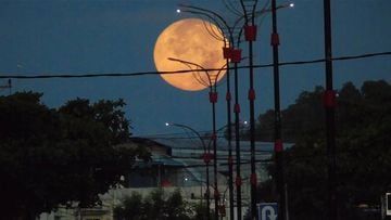 April's pink supermoon in glorious pictures