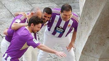 Imagen filtrada de las camisetas del Real Valladolid.