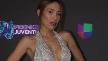 Luisa Fernanda W y su sensual vestido en los Premios Juventud.