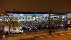 En 2015 hasta 3.000 aficionados polacos estuvieron en el partido de la Europa League, tambi&eacute;n a puerta cerrada, fuera del estadio