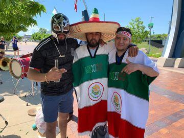 El color del México vs. Costa Rica en el Final Four de la Nations League