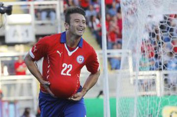 Gutiérrez celebra el gol del empate