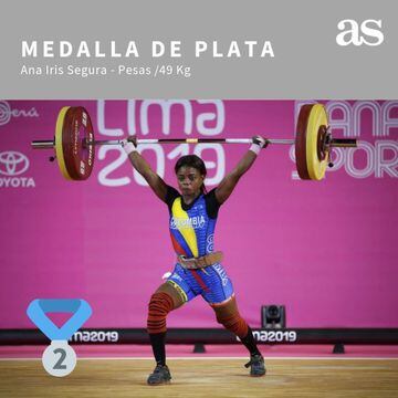 Ana Iris Segura fue plata en los 49 kg