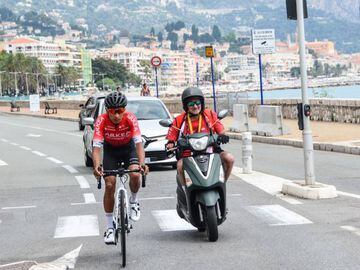 Nairo Quintana entrena en M&oacute;naco pensando en el Tour de Francia.