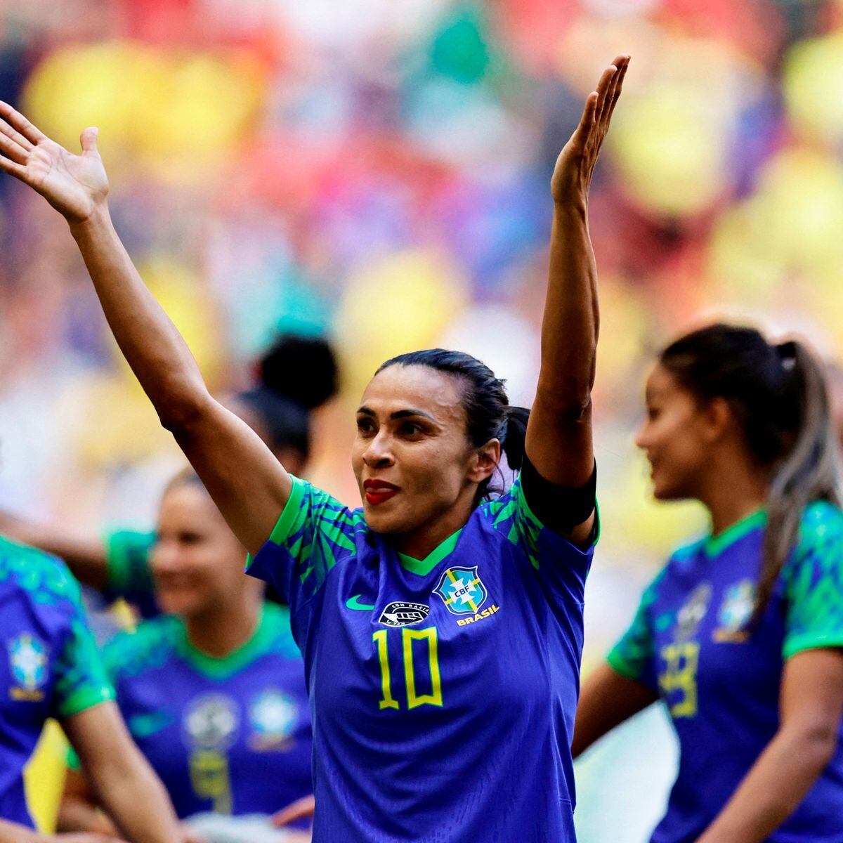 Brazil's Olympic women's football team, led by Marta and Formiga