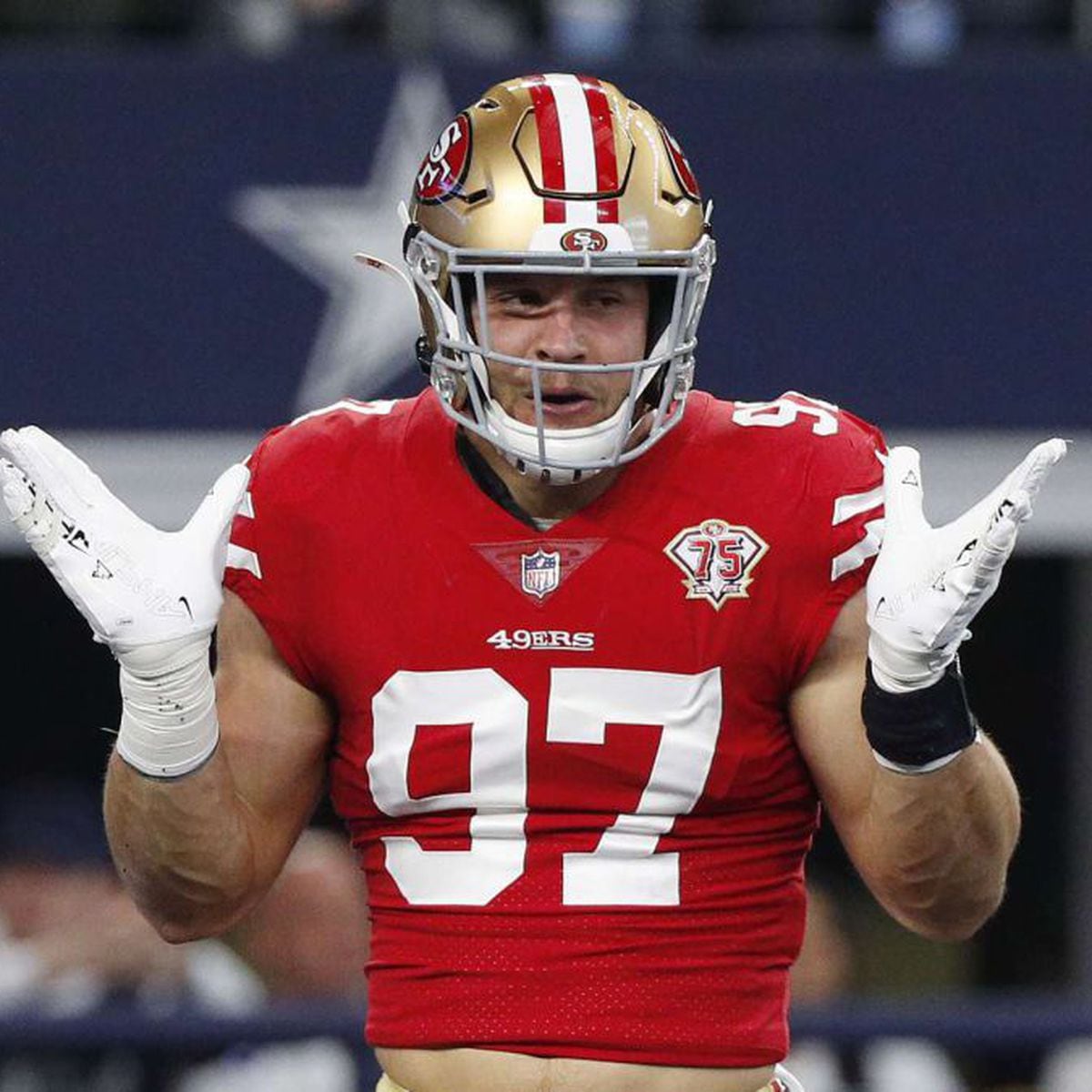 49ers 'hoping' DE Nick Bosa can play Sunday