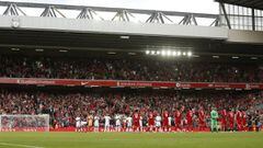 Soccer Football - Pre Season Friendly - Liverpool v Osasuna - Anfield, Liverpool, Britain - August 9, 2021 General view before the match Action Images via Reuters/Craig Brough