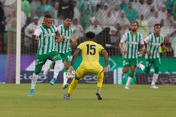 Atlético Nacional derrotó 4-1 a Bucaramanga en el Atanasio Girardot y llegó a cinco puntos en el grupo A. Jefferson Duque marcó doblete.