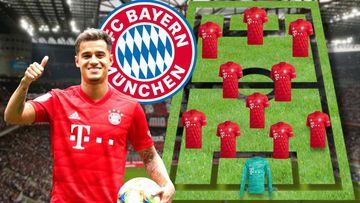 El temible XI del Bayern con Coutinho: ¿lograrán la triple corona?