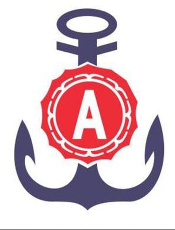 Escudo de Antofagasta Portuario, en los inicios de lo que después de Deportes Antofagasta.

