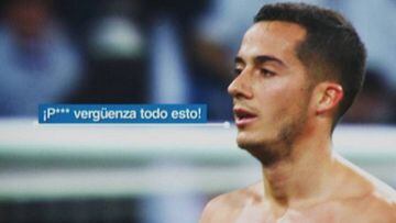 Lucas Vázquez, al final del partido: "¡Qué p… vergüenza"
