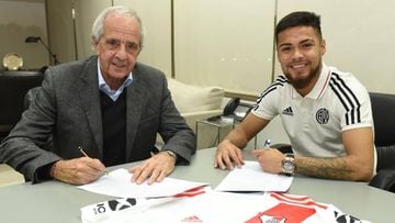 Paulo Díaz firmó su contrato y es refuerzo de River