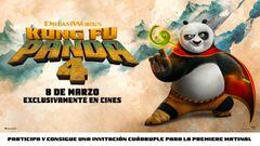 ¿Quieres una entrada cuádruple para asistir a la premiere matinal de la película KUNG FU PANDA 4?