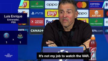 “It’s not my job to watch the VAR” -Enrique