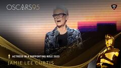Jamie Lee Curtis wins the 2023 Best Supporting Actress Oscar award