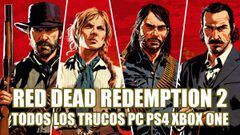 Todos los trucos de Red Dead Redemption 2