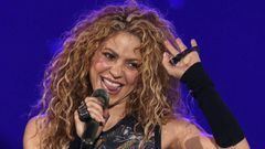 La cantante colombiana Shakira se presenta durante un concierto de su gira &quot;El Dorado World Tour&quot; el jueves 28 de junio de 2018 en el Altice Arena de Lisboa (Portugal). EFE/Miguel A. Lopes