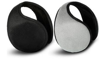 Estas orejeras para el frío tejido felpa retienen el calor y se pueden usar con accesorios - Showroom