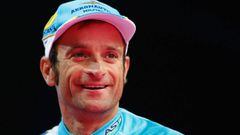 FILE - Italian Cyclist Michele Scarponi Dies In Training Ride Aged 37 BELFAST, NORTHERN IRELAND - MAY 08:  Michele Scarponi of Italy and team Astana looks on during the Team Presentation for the 2014 Giro d&#039;Italia on May 8, 2014 in Belfast, Northern 