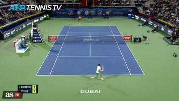 Resumen del Vesely vs. Djokovic de Dubai
