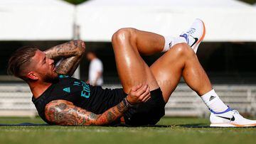 Sergio Ramos se machaca desde el primer momento en el que se uni&oacute; a la plantilla madridista.