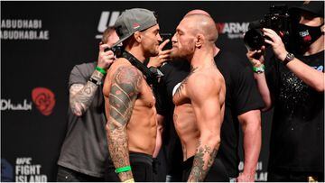 UFC 257: McGregor "raring to go" as he and Poirier make weight