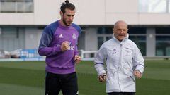 Bale ha hecho carrera contin&uacute;a en su regreso a Valdebebas.