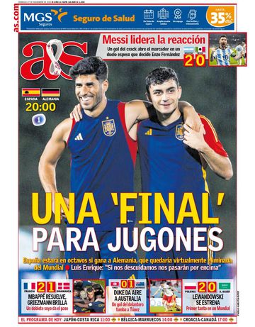 Las portadas de AS de noviembre