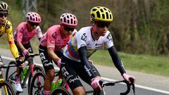 Esteban Chaves habló de buenas sensaciones tras su séptimo lugar en la segunda etapa de la Vuelta a Cataluña.