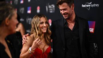 SYDNEY, AUSTRALIA - DECEMBER 07: Elsa Pataky and Chris  Hemsworth attend the 2022 AACTA Awards Presented By Foxtel Group at the Hordern on December 07, 2022 in Sydney, Australia. (Photo by James Gourley/Getty Images for AFI)