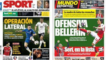 Portadas de los diarios Sport y Mundo Deportivo del d&iacute;a 2 de mayo de 2017.