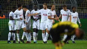 Remontada del Tottenham en Dortmund para pasar primero