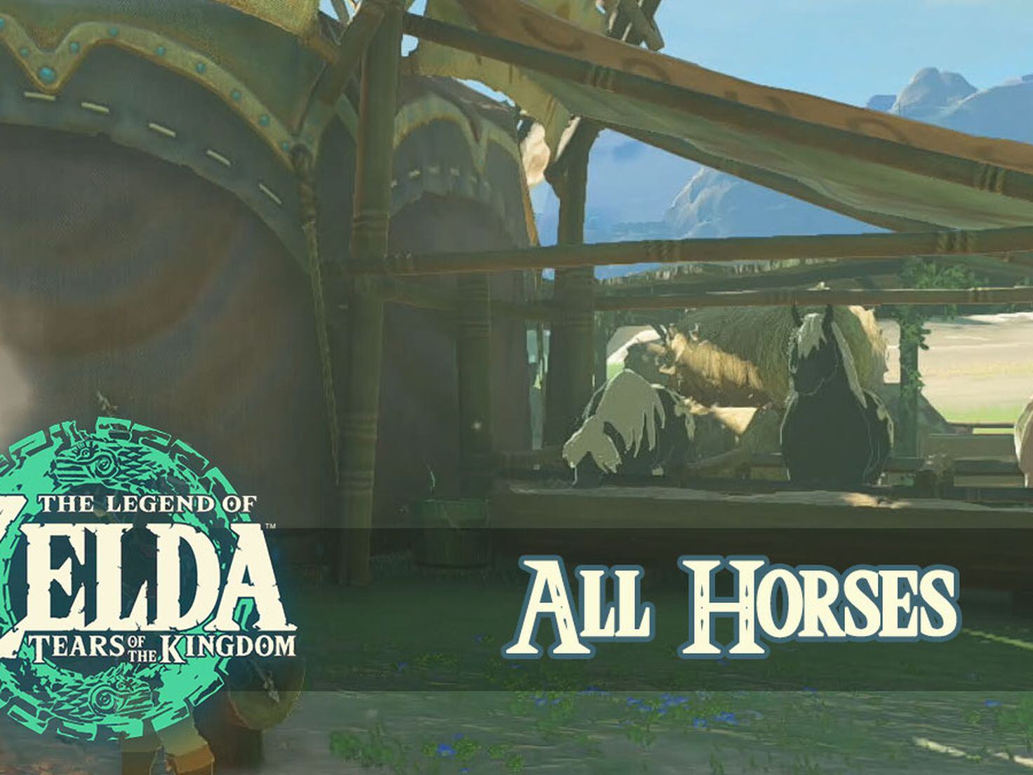 Tears of the Kingdom save w/ special horses [The Legend of Zelda