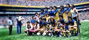 La campaña 83-84 regaló la única final entre América y Chivas. En una ida muy intensa todo terminó 2-2 en el estadio Jalisco, ya en la vuelta, el 10 de julio de 1984, las Águilas se impusieron 3-1 y dejaron tendidos en el césped a su máximo rival. 