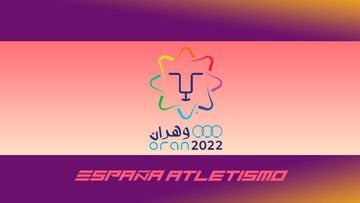 Cartel promocional de la lista de la RFEA para los Juegos Mediterráneos de Orán.