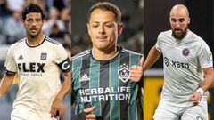 Carlos Vela, Chicharito y Gonzalo Higua&iacute;n son algunos de los jugadores que buscar&aacute;n su revancha en la MLS 2022