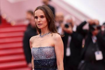 Natalie Portman durante la alfombra roja del Festival de Cannes 2023.