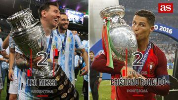 Messi iguala a Cristiano en títulos de selecciones antes de Qatar